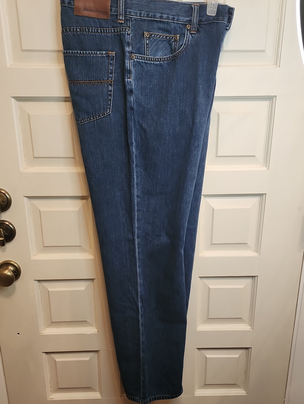Tommy Bahama Classic Men's Dark Blue Straight-Leg Jeans 36x32